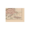 thumbnail image 2 of Historic Map - Europe Turkey - Black 1867 - Vintage Wall Art, 2 of 4
