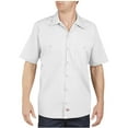thumbnail image 1 of Dickies Mens Industrial Short Sleeve Work Shirt, 2X, White, 1 of 1