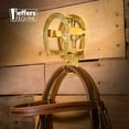 thumbnail image 2 of Jeffers Horseshoe Brass Bridle Bracket – Fancy Wall Bridle Holder & Blanket Rack for Tack Room Storage - Barn Accessories, Halter Hanger, & Horse Supplies, 2 of 8