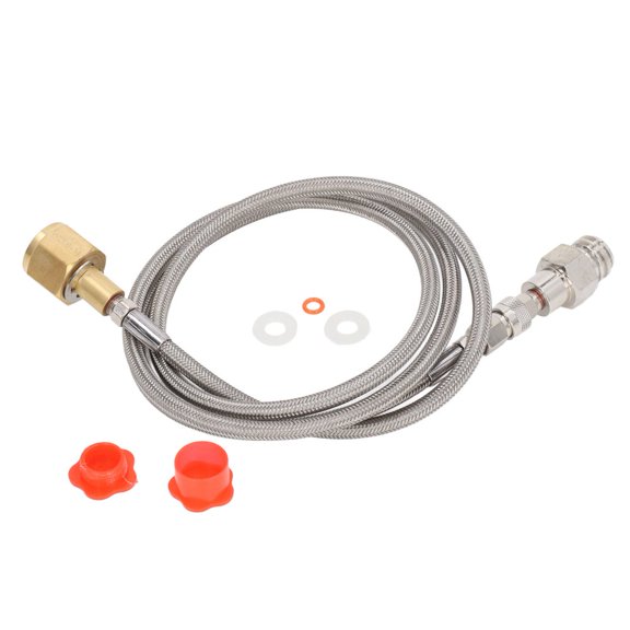 HLONK Adaptateur de Recharge CO2 150 PSI pour SodaStream et Homebrew - Connecteur de Cylindre Haute Pression Antirouille et Durable W21.8-14 vers TR21-4 Idéal pour Machines de Carbonation et Systèmes de Brassage à Domicile