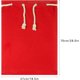 thumbnail image 3 of Saco grande de Santa, Bolsas de lona de Navidad con cuerda de dibujo, Bolsa de Santa Resuable para regalos de Navidad (Rojo), 3 of 4