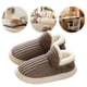 thumbnail image 5 of Pantuflas Mullidas Con Punta Cerrada Y Puntera Felpa Invierno para Hombres Mujeres, 5 of 9