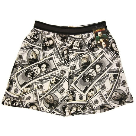 The Three Stooges Men's Boxer Shorts Curly Moe Larry  (United Money Stooges)   XL  W37