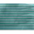 thumbnail image 4 of oneOone Georgette Viscose Turquoise Blue Fabric Stripes Craft Projects Decor Fabric Printed By The Yard 42 Inch Wide, 4 of 4
