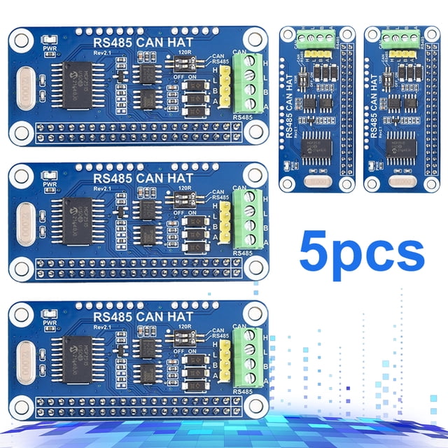 RS485 CAN HAT Comunicación Estable Larga Distancia para Placas La Serie Raspberry Pi