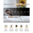 thumbnail image 5 of Yellow Sunflowers Blackout Curtains for Bedroom Living Room Darkening Curtains 63 Inches Long Daisy Bees Elegant Farmhouse Floral Window Curtain 2 Panels Set Window Treatment Grommet Drapes 52"x63", 5 of 9