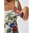 thumbnail image 4 of Printed Bodycon Mini Dress with Square Collar, 4 of 7