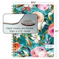 thumbnail image 5 of Hardcover Academic Year 2024-2025 Planner (June 2024 Through July 2025) 8.5"x11", Large, Daily Weekly Monthly Planner Yearly Agenda. Bookmark, Pocket Folder and Sticky Note Set, Teal Floral, 5 of 8