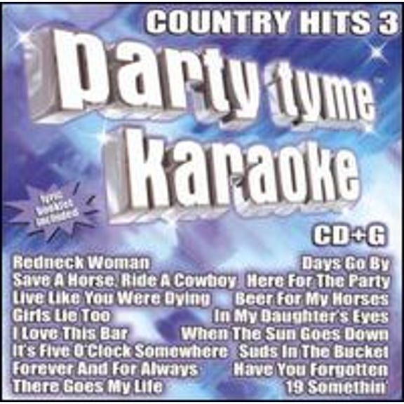 Pre-Owned Party Tyme Karaoke: Country Hits, Vol. 3 (CD 0610017108332) by Karaoke