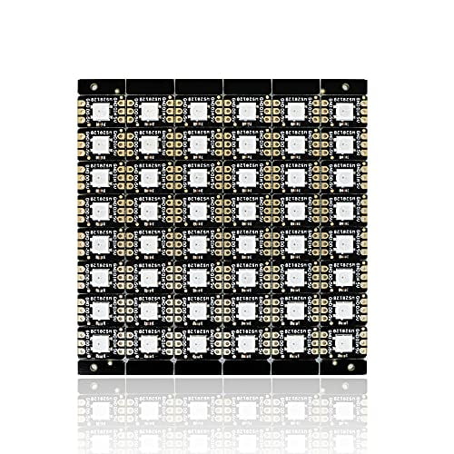 Treedix 48pcs RGB LED WS2812B 5050 Light Board Light Matrix Strip ...