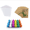 C, variant on Easter Gift Boxes 10 Pack, Creative Folding Bunny Cake/shaped Boxes for Easter Eggs, Birthday Party Packaging , Easter Baskets and Gifts A
