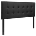 thumbnail image 3 of Emma + Oliver Button Tufted Upholstered Full Size Headboard in Black Vinyl, 3 of 9