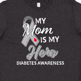thumbnail image 4 of Inktastic My Mom is My Hero- Diabetes Awareness Youth T-Shirt, 4 of 5