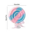 thumbnail image 2 of Tepsmf Glitter Beaded Lollipop Christmas Tree Topper Cone Shape Ornament with Bow Spring Base for Xmas Tree Holiday Party Decoration, 2 of 6