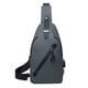 thumbnail image 2 of Bolsa de pecho para exterior para hombre | Mochila deportiva crossbody con carga USB | Bolsillo seguro con cremallera antirrobo | Correa de viaje ligera de tela duradera | Correa acolchada ajustable, 2 of 4