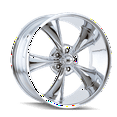 thumbnail image 2 of Ridler 695 20X8.5 5X120.65 0Et 83.82Cb Chrome, 2 of 3