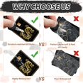 thumbnail image 4 of Plastic Waterproof Card Stickers Self-adhesion Card Skin for Bank Card Decor Rectangle Letter S 140x190mm, 4 of 8