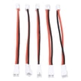 thumbnail image 2 of P Pto P P Cable,5Pcs PH2.0 2P Male Lipo Battery Adapter Cable P P Maleto Female Cable Future-Proof Design, 2 of 8
