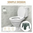 thumbnail image 3 of CRAFTHROU Small Stools To Sit On Green Plastic Kids Bathroom Stool With Anti Slip Mat For Bathroom 1Set, 3 of 6