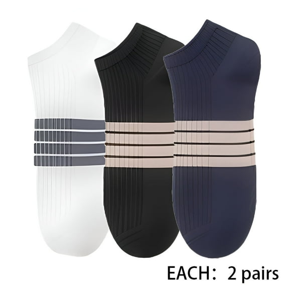 TELOLY 6Pairs Mens Socks9-13Mens Ankle Socks Size 9-11 Men's Socks ,Colormixing1