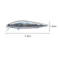thumbnail image 1 of Hundiendo Minnow Señuelos de pesca Crankbaits Perch Pesca Aparejos de pesca (E White) Ndcxsfigh Para Estrenar, 1 of 4