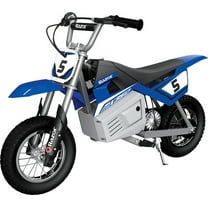 Razor Dirt Rocket MX350 - Blue, up to 14 mph, 24V Electric-Powered Dirt Bike for Child 8 