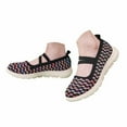 thumbnail image 2 of Leozcaa Slip On Orthopedic Sneakers Women Breathable Mesh Knitted Walking Colorful Arch Support Shoes, 2 of 7