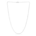 thumbnail image 4 of 14K White Gold 18in 1.1mm Diamond-Cut Cable Chain, 4 of 4
