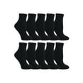 Athletic Works Women's Cushioned Ankle Socks 10 Pack