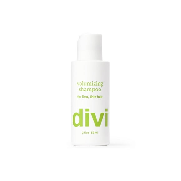 Divi Volumizing Shampoo for Women and Men - Lightweight Shampoo for Fine Hair - Nourishes and Balances Scalp - Travel Size, 2oz