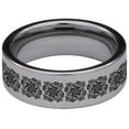 thumbnail image 4 of Celtic Wolf Paw Tungsten Carbide Ring, 4 of 6