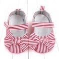 thumbnail image 2 of Infant Baby Girls Shoes Cute Non-Slip Soft Sole Bowknot Princess Dress Mary Jane Flats Toddler First Walker Baby Sneaker Shoes, 2 of 5