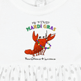 thumbnail image 4 of Inktastic My First Mardi Gras Crawfish Girls Baby Dress, 4 of 5