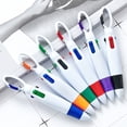 thumbnail image 2 of WMGHA 4-in-1 Shuttle Pens Retractable with Carabiner Keychain On Top, 4-Color Retractable Multicolor Ballpoint Pens for Office 𝗦𝗰𝗵𝗼𝗼𝗹 Supplies Students Children Gift, 1.0 mm, 2 of 9