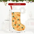 thumbnail image 4 of Balery Love Carrot Pattern Christmas Stockings with Initials, 18" Large Knit Christmas Stocking,Xmas Stocking for Kids, Holiday and Family Stocking, 4 of 7