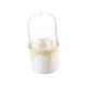 thumbnail image 2 of Organizador de brochas de maquillaje con ranuras para guardar cosméticos en el baño. Amarillo blanco, 2 of 9