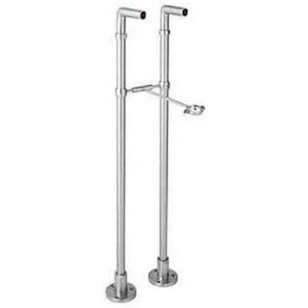 Rohl ZA383 Cisal Set of 35" Floor Pillar Supply Unions, Available in Various Colors