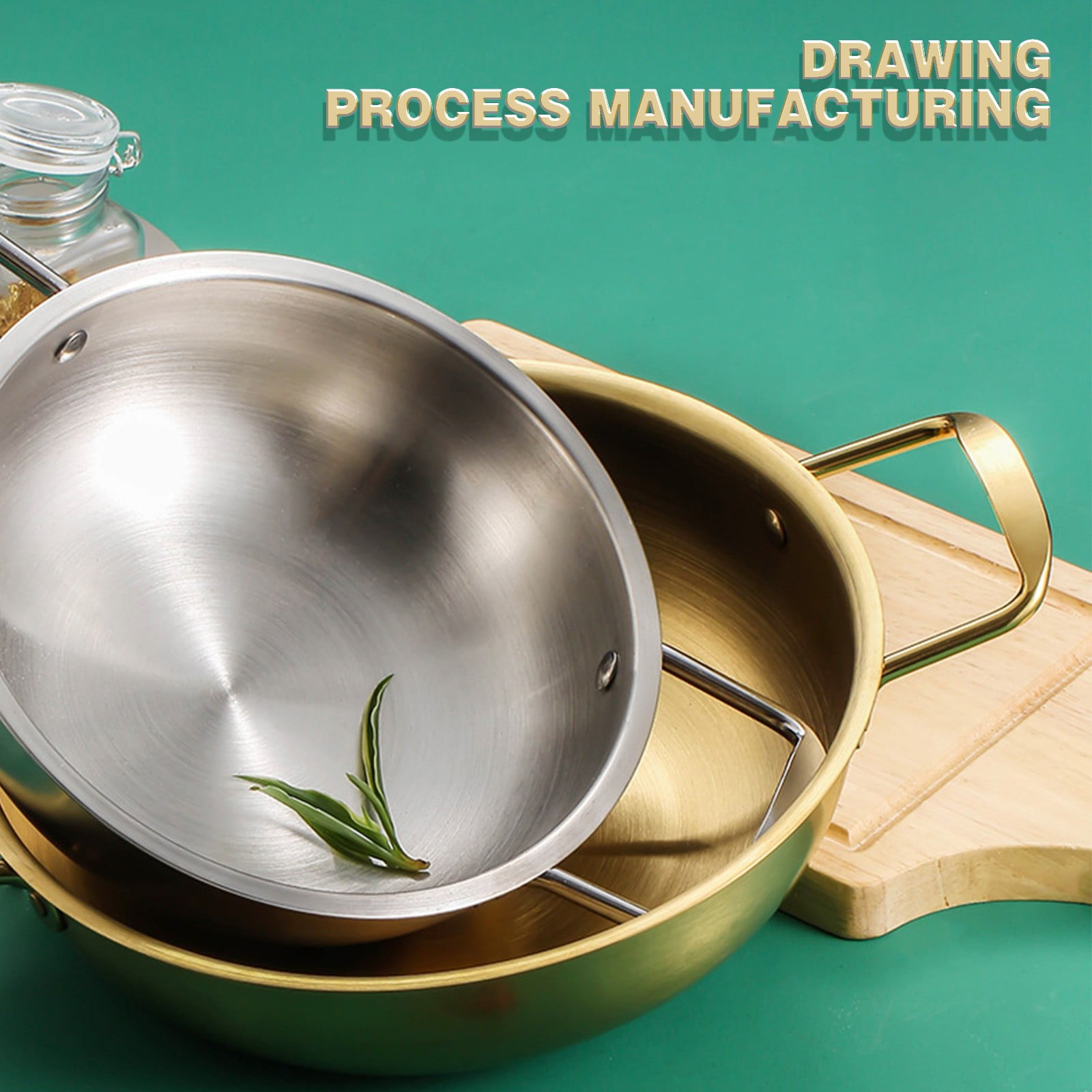 Dinnerware Flatware Stainless Steel Stainless Steel Dutch Oven Dutch Oven Pot Best Chef’S Pan In Pots and Pans Induction Pot Stock Pot Kitchen Utensils Set Dinnerware Flatware