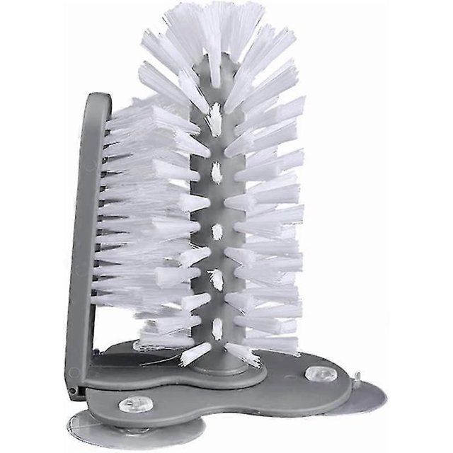 Bottle Washing Brush, Kettle Cleaning Brush, Glass Cleaner And Suction Cup Bristle Brush, Used For Beer Glass, Long-legged Glass, Red Wine Glass, Bar