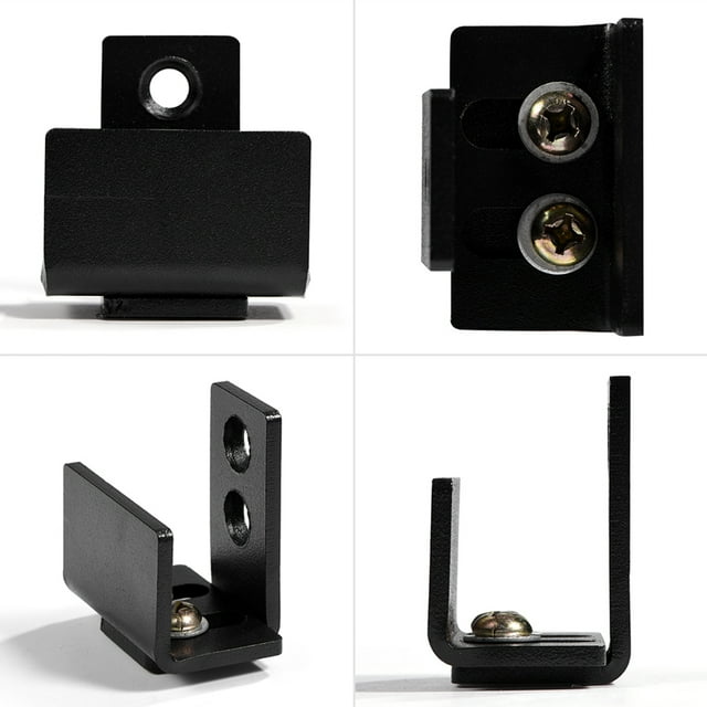 Easy To Install Floor Guide, Black Sliding Barn Door, Door Floor Guide, For Home Hardware For Door Door Bottom
