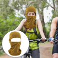 thumbnail image 3 of Máscara Facial Ligera, Pasamontañas, Casco, Protección Solar, Máscara de Ciclismo, Bufanda, Casco a Prueba de Viento, Gorra para Esquiar, Deportes, Mo Caqui Soledad Cubierta de cara completa, 3 of 10