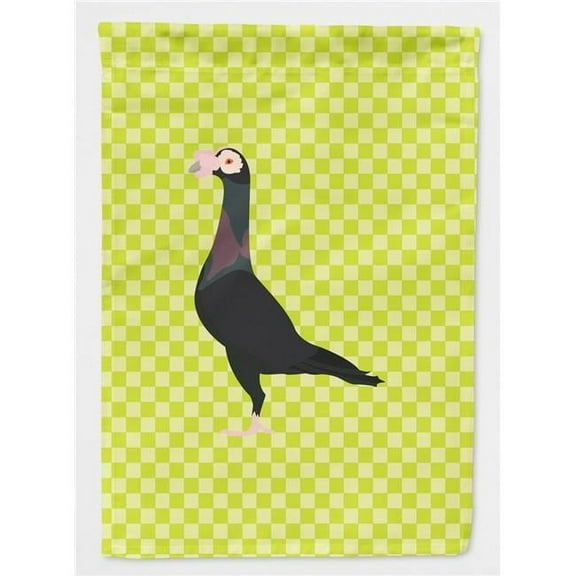 Caroline's Treasures BB7771GF English Carrier Pigeon Green Flag Garden Size , Small, multicolor