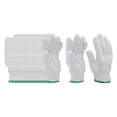 thumbnail image 1 of 12 piezas de guantes de trabajo de algodón, forros para herramientas de jardinería, guantes suaves para jardín 550g verde, 1 of 9