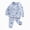 H069-Dark Blue, variant on NOLDARES Girl Boys Pajamas Cute Graphic Toddler Kids 2 Piece Long Sleeve Pjs Fall Winter Sleepwear(H069-Dark Blue)