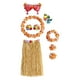thumbnail image 3 of Traje de falda de hierba hawaiana Yuyangstore collar y diadema para Festival Beach Longitud de la falda 80 cm, 3 of 8