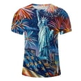 thumbnail image 6 of DODADAWANJ Independence Day Tshirts for Men Retro American Flag Patriotic Graphic Tees Big and Tall Short Sleeve Crewneck Tshirt Memorial&nbsp;Day&nbsp;Gifts Tops for Men XXXXXL, 6 of 6