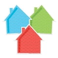 thumbnail image 1 of EUREKA (6 PK) ASSORTED HOUSES PAPER CUT, 1 of 2