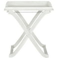 thumbnail image 2 of Safavieh Covina Outdoor Tray Table w/ Removable Top - Antique White, 2 of 6