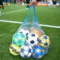 thumbnail image 2 of RV Red de 100 cm para pelotas, baloncesto de fútbol, ​​red de 10 pelotas, cesta porta juegos de 2 colores, red lavable de doble color, 2 of 5