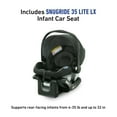 thumbnail image 4 of Graco Modes 3 Lite DLX Travel System featuring SnugRide Lite LX Infant Car Seat, West Point, Grey, 4 of 9